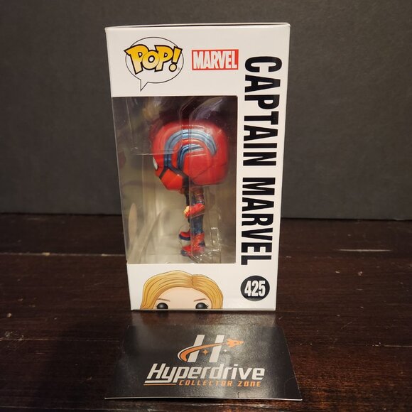 Marvel Captain Marvel CHASE Funko PoP Vinyl Figure #425 - Picture 2 of 8
